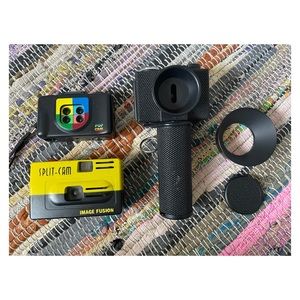 Toy 35 mm cameras ! Split Cam, Lomography 360 Spinner, and Pop Cam